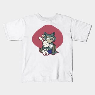 Beastars Legoshi and Haru Chibi 2 Kids T-Shirt